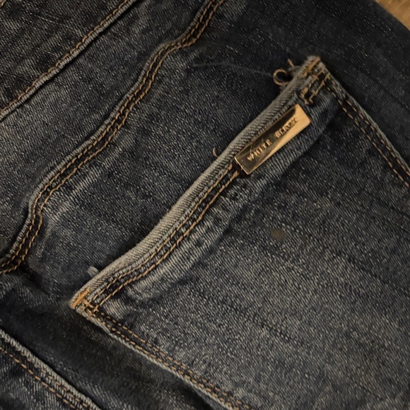 Women's WHBM Dark Blue Skinny Jeans - Picture 13 of 13